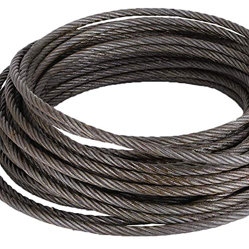 Mophorn Winch Cable 3/8Inchx 75Ft Replacement Wire Rope 4400LBS Fiber Core Self Locking Swivel Hook - Image 5