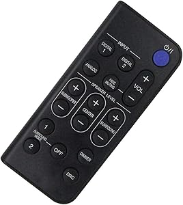 HCDZ Replacement Remote Control for JVC RM-STHBA1A TH-BA1 CA-THBA1 SP-THBA1 Home Theater Sound System