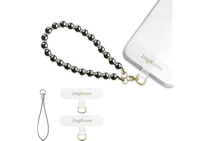 JingRoom Phone Charm Strap,Wristlet Phone Strap Bracelets with Teter Tabs Beaded Lanyard Compatible for Most SmartPhone