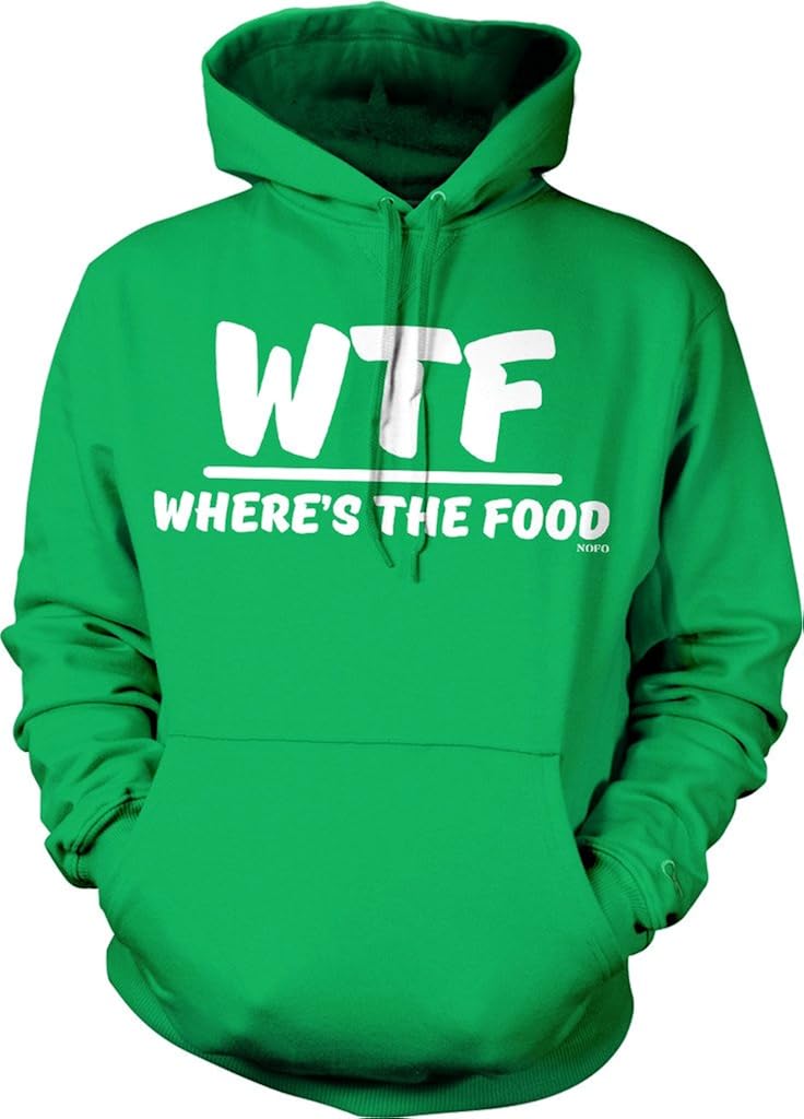 NOFO Clothing Co WTF, Where's The Food Hooded Sweatshirt