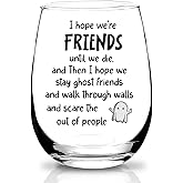 Bestie 15oz Wine Glass - Unique Friendship Gift for Women, Perfect for Christmas or Birthday, Sister or Best Friend