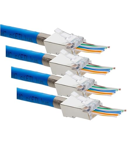 Amazon.com: Panduit CJS6X88TGY módulo de conector RJ45 Cat6a TG