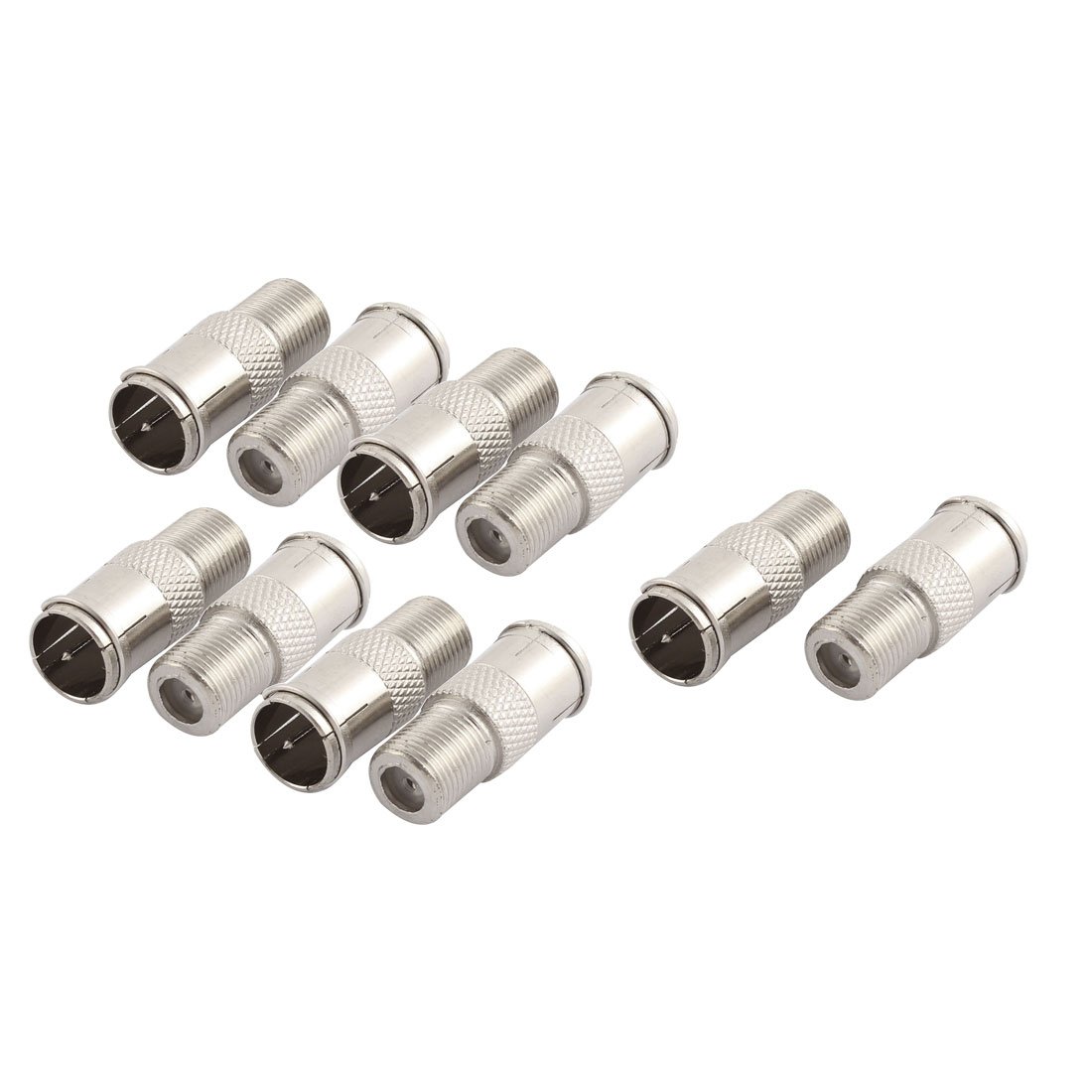 uxcell Quick Fit F Type Male to Female Push-On