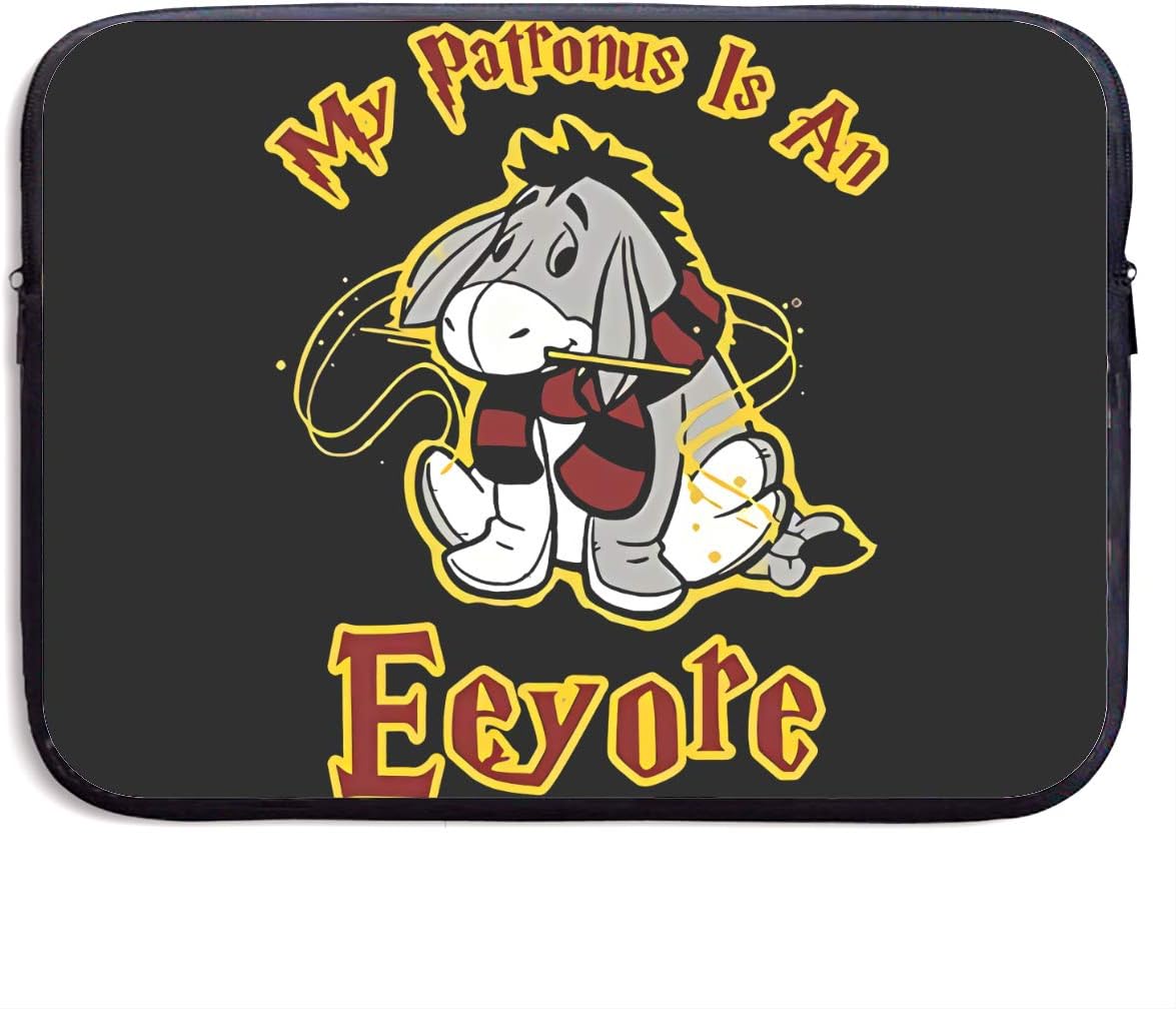 Particular Classic My Patronus is an Eeyore Laptop Sleeve Bag 13/15 Inch Notebook Computer Water Repellent Polyester Protective Case