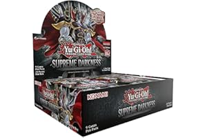KONAMI YuGiOh Supreme Darkness Trading Card Game 1st Edition Booster Box - 24 Packs