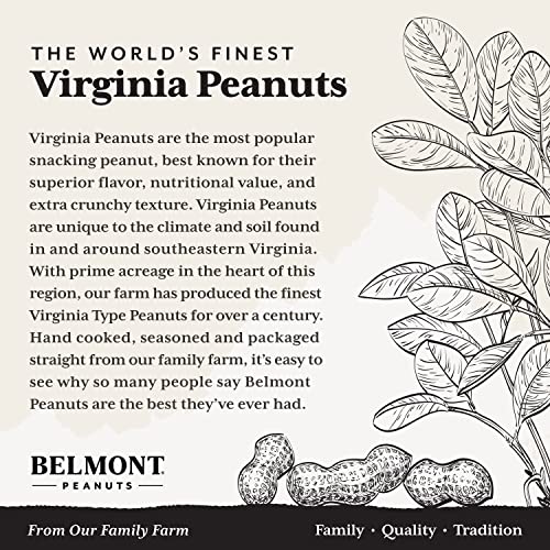 Belmont Peanuts Sea Salt Virginia Peanuts, 20 oz (Sea Salt, 1 Pack