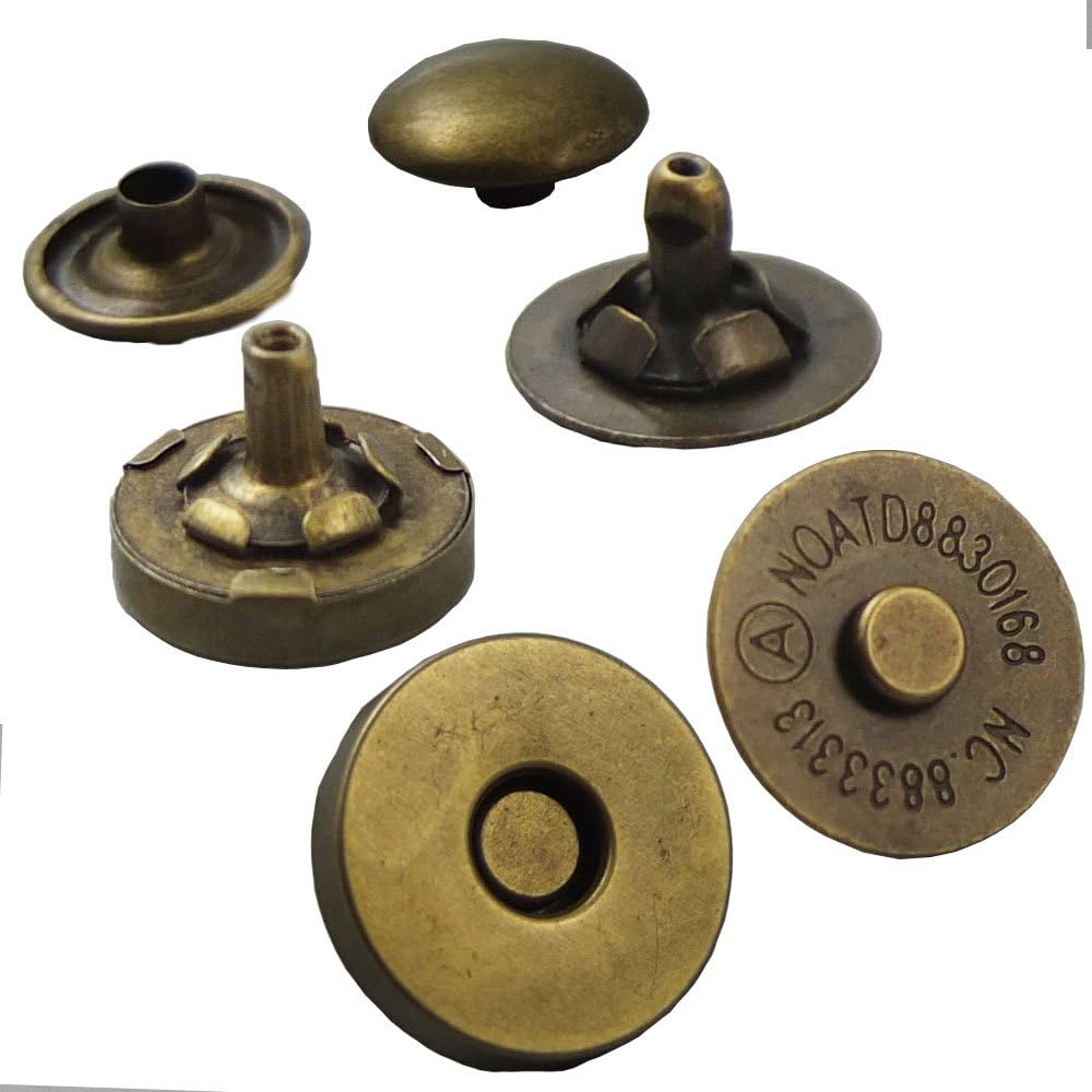 Closures & Connectors 10Sets 14mm 18mm Double Rivets Buttons