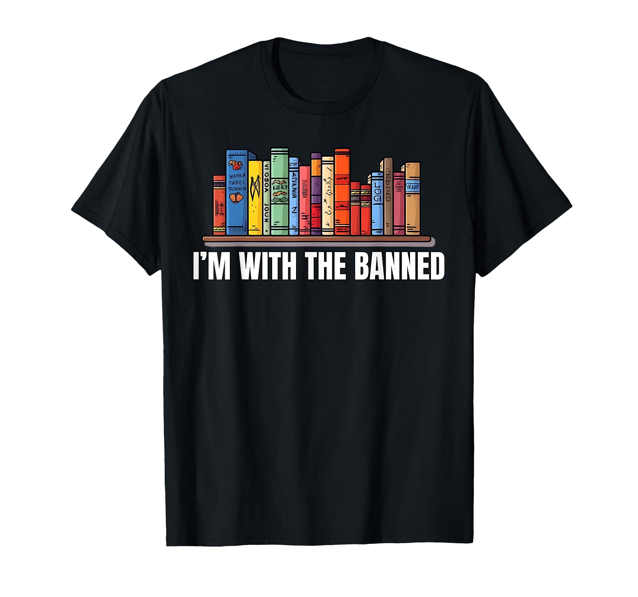 Photo 1 of **DIFFERENT COLOR**
I'm with The Banned Books I Read Books Book Lovers T-Shirt, XL