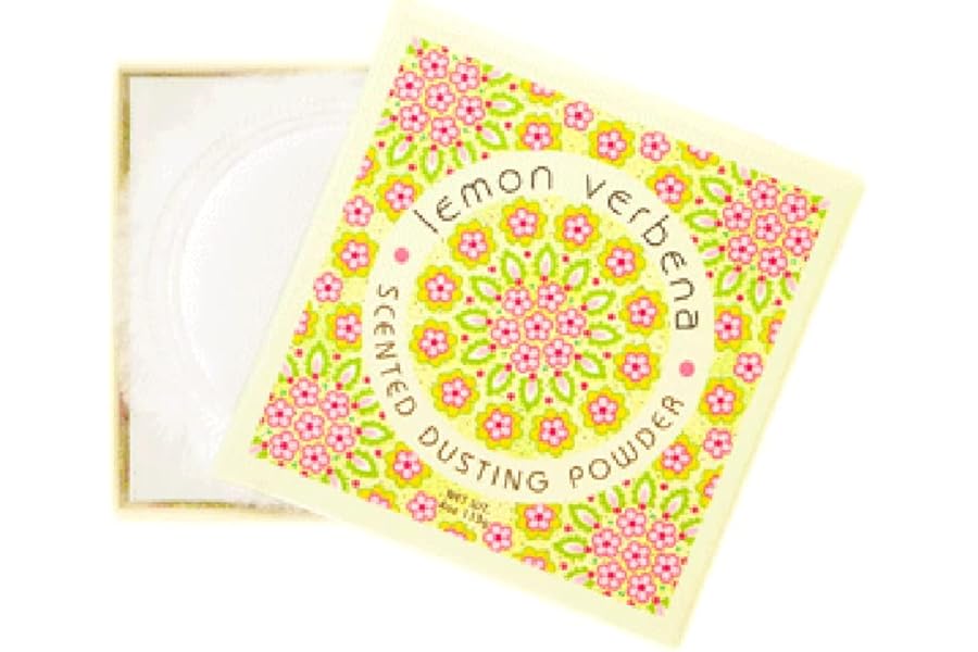 Greenwich Bay Trading Co. Scented Dusting Powder, 4 Ounce, Lemon Verbena