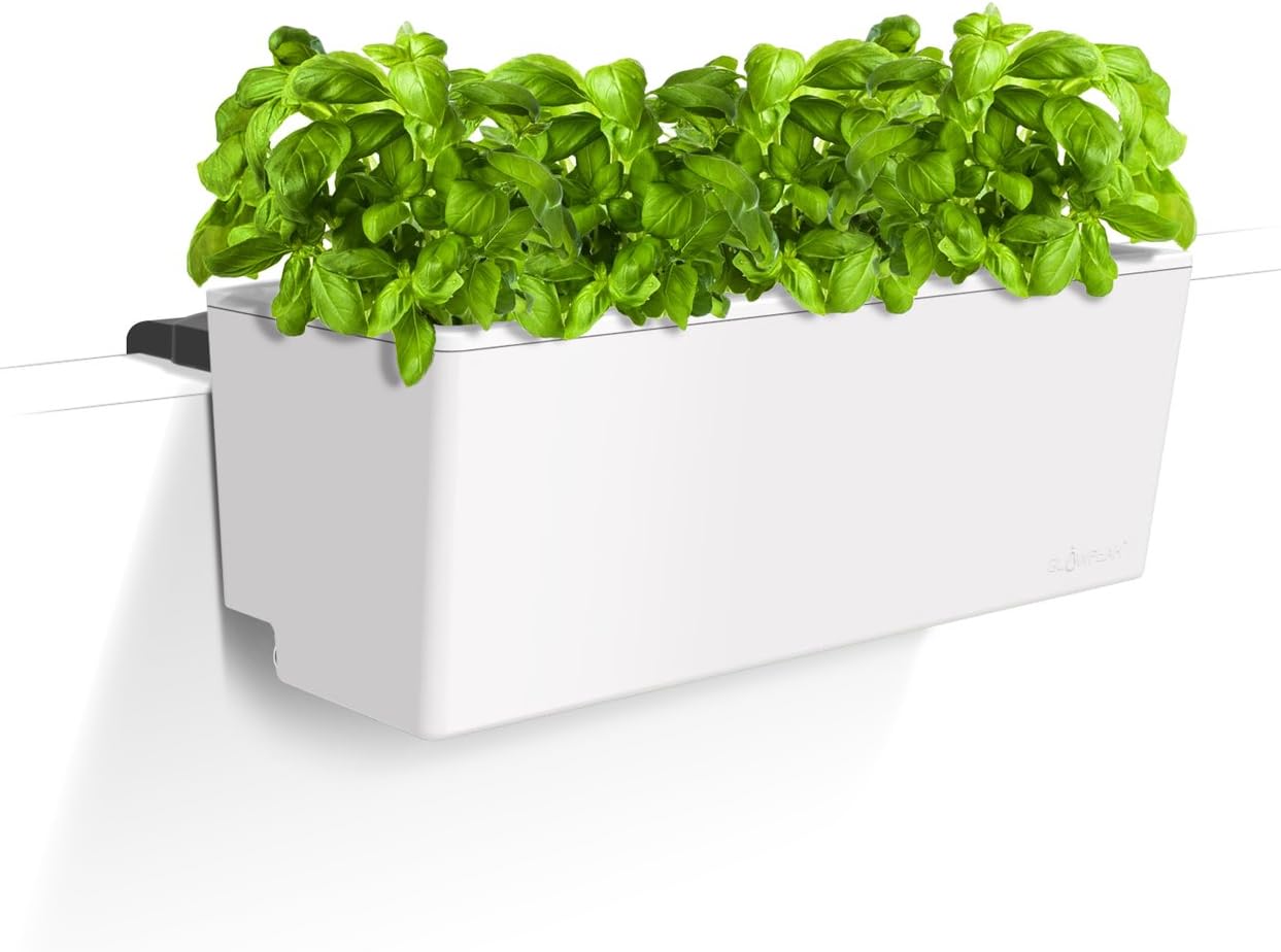 Glowpear Self-Watering Mini Rail Planter