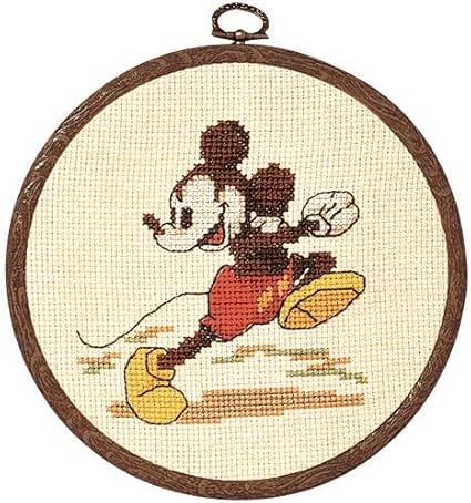 Amazon オリムパス 7033 ししゅうキット ディズニー ミッキー おしゃれフープ付 ノーブランド品 生活雑貨