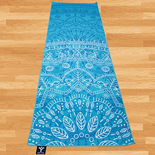 image for Yoga Mate Perfect Yoga Towel - Super Soft, Sweat Absorbent, Non-Slip B