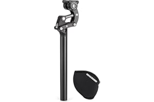 Suspension Seat Post for Bikes - Shock-Absorbing Seat Post Comfort for Your Bike Ride - Spring Suspension Seat Post 27.2mm, 3