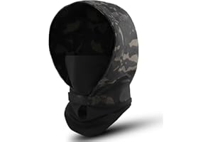 Yzpacc Tactical Balaclava Full Face Mask for Outdoor Sports CS Airsoft Paintball Skiing Protection
