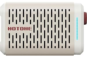 Hotone Pulze Mini AP-5WH Bluetooth Modeling Amplifier for Electric Guitar, Bass and Acoustic Instruments, White Edition