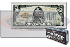 BCW 10 Ct. Deluxe Currency Holders DCH-RB for Regular Bills - Semi Rigid