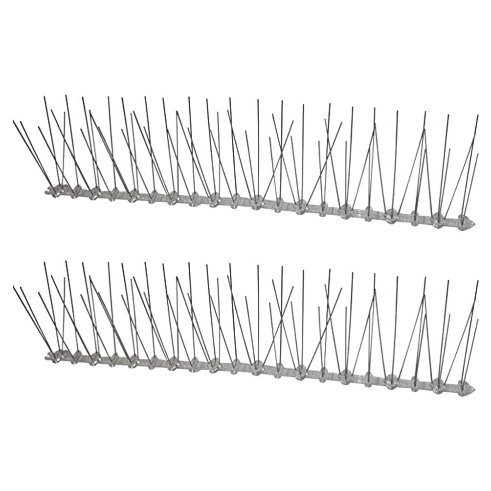 Cabilock 2pcs Bird Spikes Kit Spikes Pigeons Cats Fence Roof