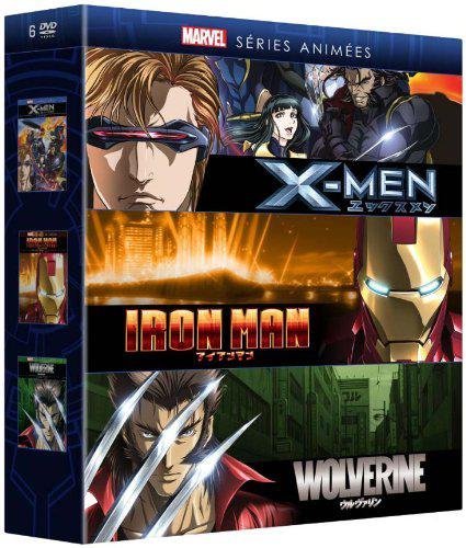 Marvel Séries Animées - X-Men + Iron Man + Wolverine - Pack