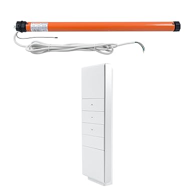 3T-MOTORS Funk Rollladenmotor mit Handsender, Rollladen Motor und Fernbedienung, Rolladenmotor, Rollladenantrieb, Funkfernbed