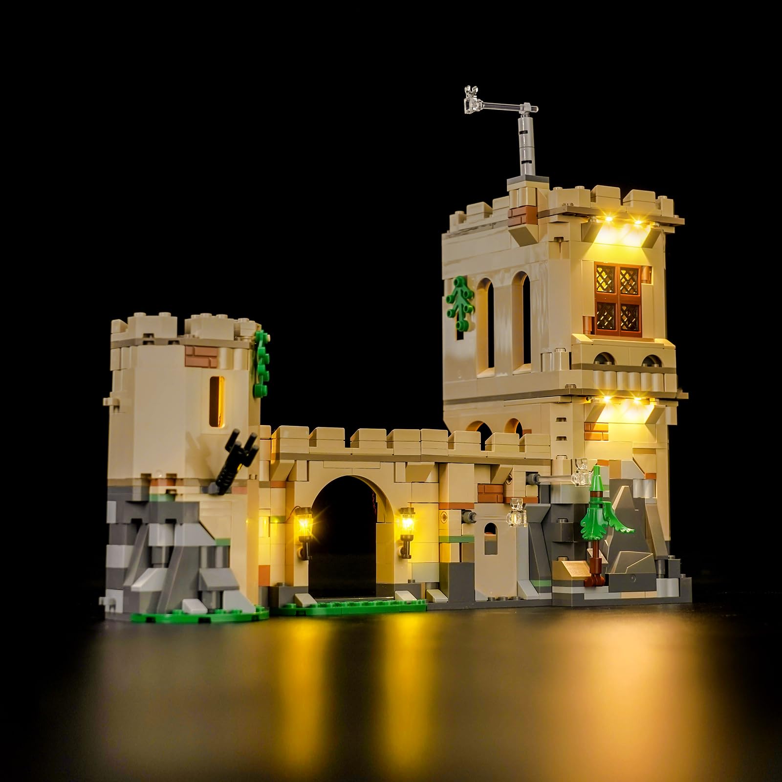 LocoLee Led Light Set Compatible with Lego 76447 Hogwarts Castle: Flying Lessons Led Decoration Kit for Lego 76447 Building Blocks, Only Lights Set, No Model — image 1