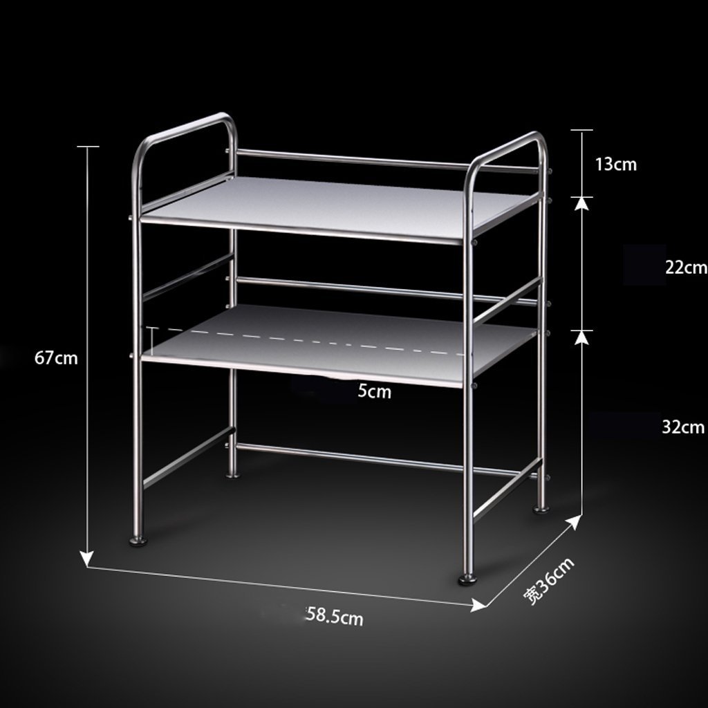 GRY Estante de Cocina Parrillas del Horno de microondas Cubas de ...