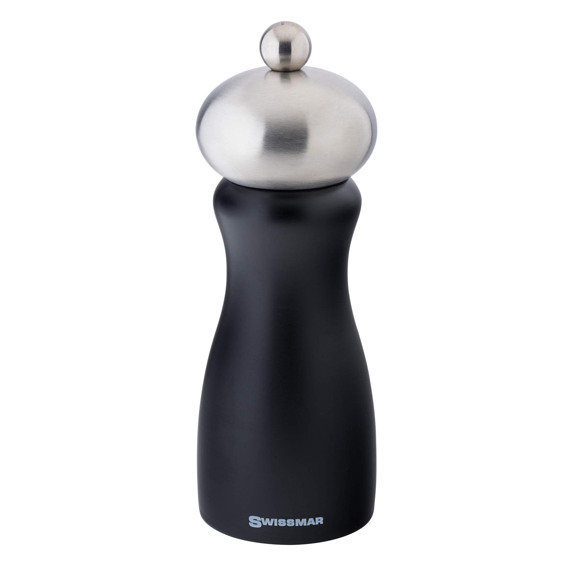 Belle Black Matte Salt Mill 6" (15cm)
