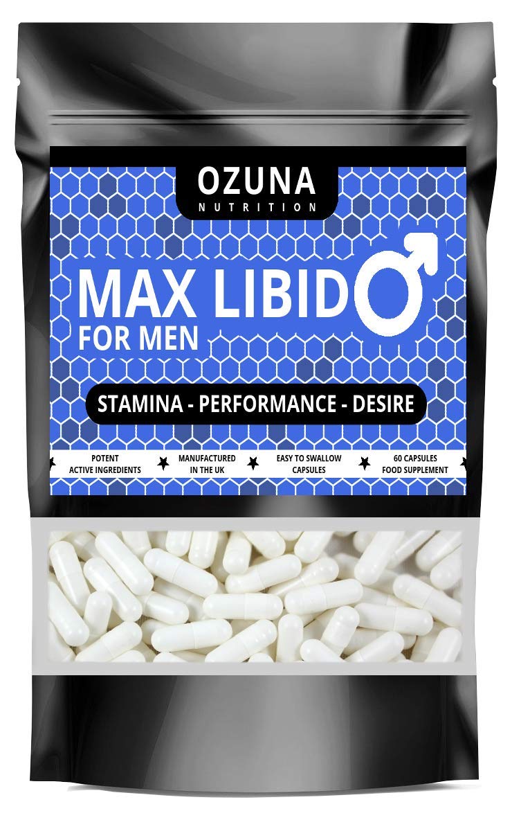 Supplement for Men with Maca, Tribulus & Fenugreek | Energy Booster | Increase Drive, Pleasure, Desire | 60 Capsules