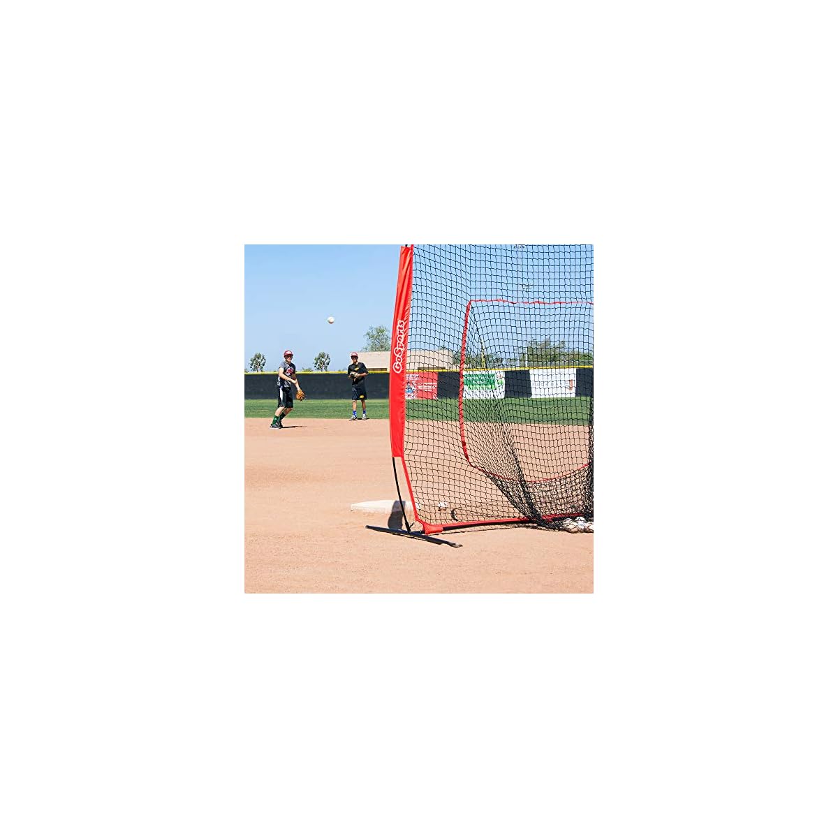 GoSports 7 ft x 7 ft Baseball & Softball Practice Hitting & Pitching