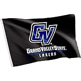 Desert Cactus Grand Valley State University GVSU Flag - 3 x 5 Feet Lakers Banner, Indoor/Outdoor Durable Fabric, 100% Polyester Design (Style 1a)