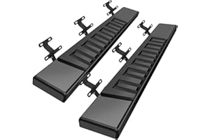 CLIMWA 6 inches Regular Running Boards Compatible with 2017-2025 Ford F250 F350 F450 F550 Superduty Regular/Standard/Single Cab Side Steps Step Bars Black