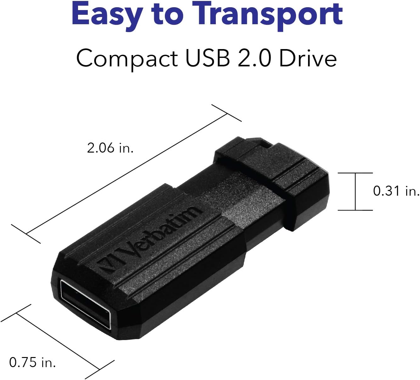 Verbatim PinStripe USB flash drive 32GB, USB 2.0, USB memory stick, for laptop notebook ultrabook TV car stereo - Image 5