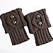 Clearance! Papaya 2016 Lady Button Dec' Leg Warmer Knit Boot Socks Topper Cuff