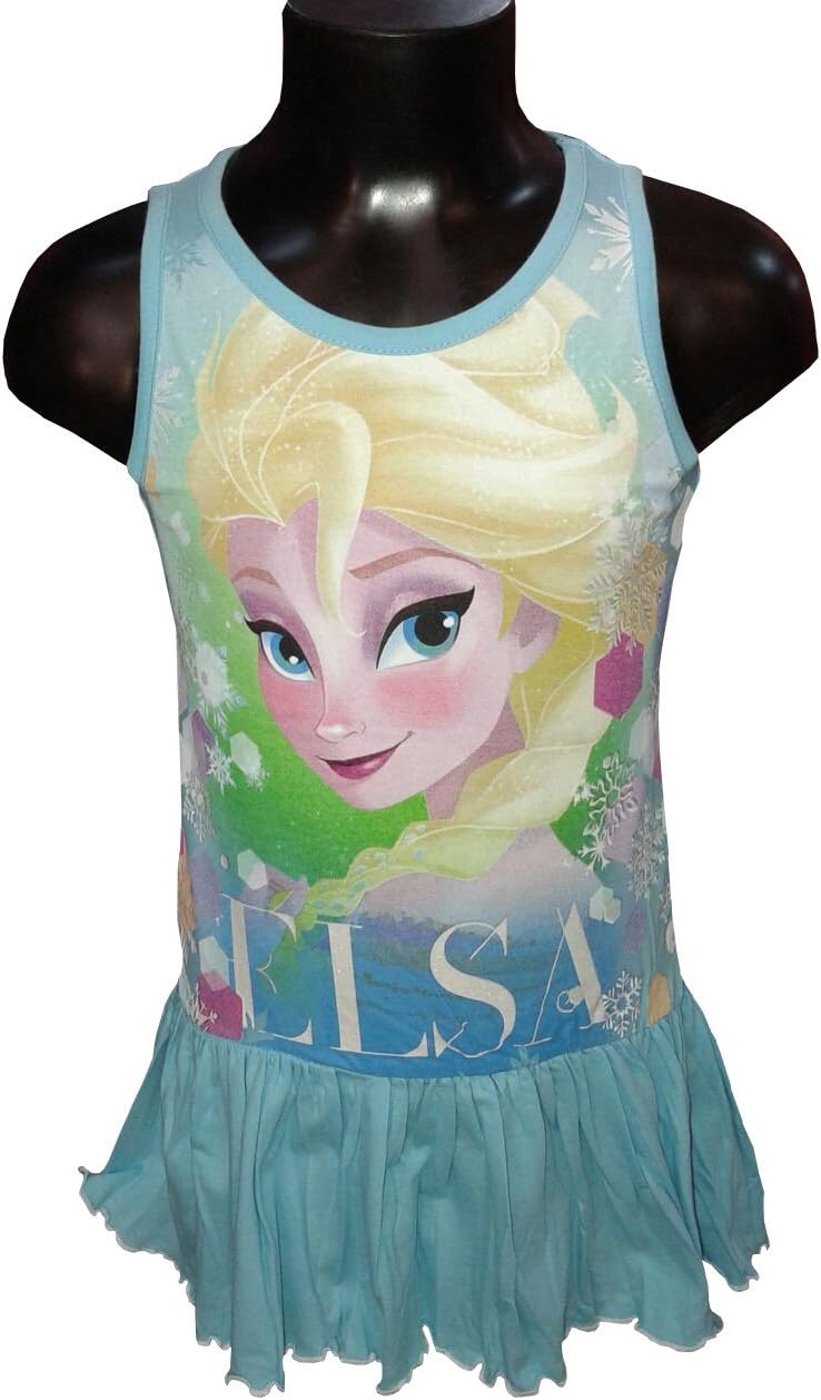 Disney Original Frozen Elsa Dress Sun scamiciata Girl OE 1670 Tu