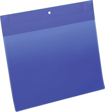 Durable Neodym Magnetic Document Holder A4 Landscape Dark Blue Pack of 10