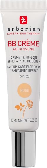 Erborian BB Cream With Ginseng Nude 15 ml - 5 in 1 SPF20 Baby Skin