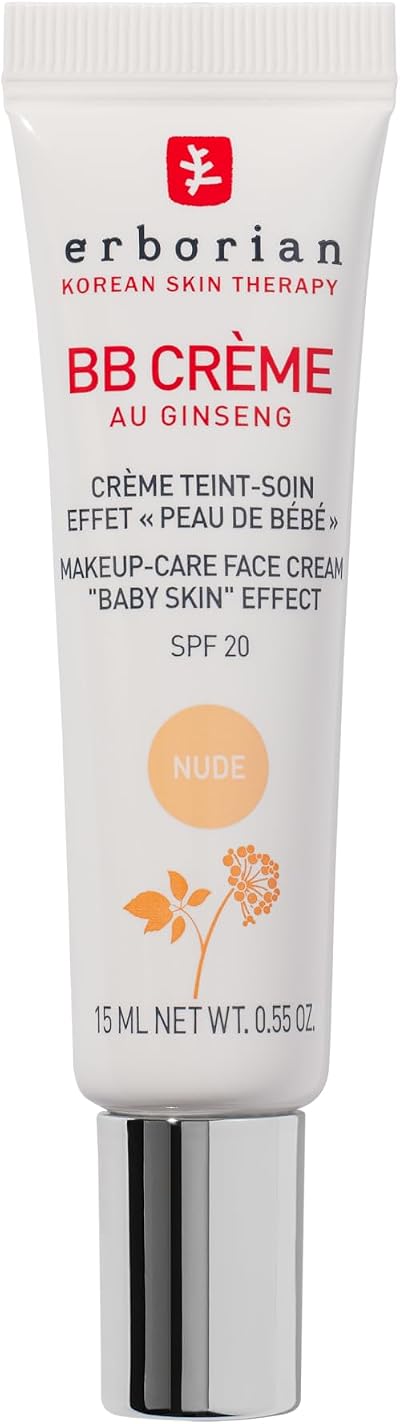 Erborian BB Cream With Ginseng Nude 15 ml - 5 in 1 SPF20 Baby Skin