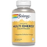 SOLARAY Twice Daily Multi Energy Multivitamin, Iron Free | Complete Multi for Immune & Energy Support | Non-GMO | 120ct (60 Serv, 120 CT)