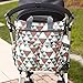 Skip Hop Messenger Diaper Bag with Matching Changing Pad, Duo Signature, Triangles