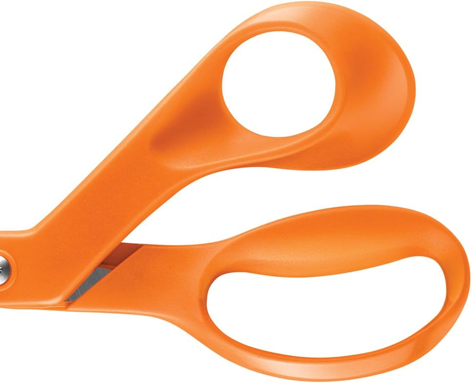 Fiskars The Original Orange Handled Scissors, 8 Inch, Orange