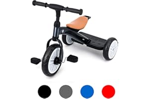 RASTAR BMW Toddler Tricycle for Boys & Girls Aged 2-5, Valuable Gift for 2 3 4 5 Years Old, Callisto Grey (Black)