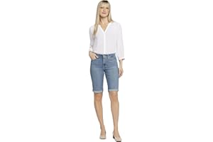 NYDJ Women's Briella Roll Cuff Jean Long Slimming Denim Shorts