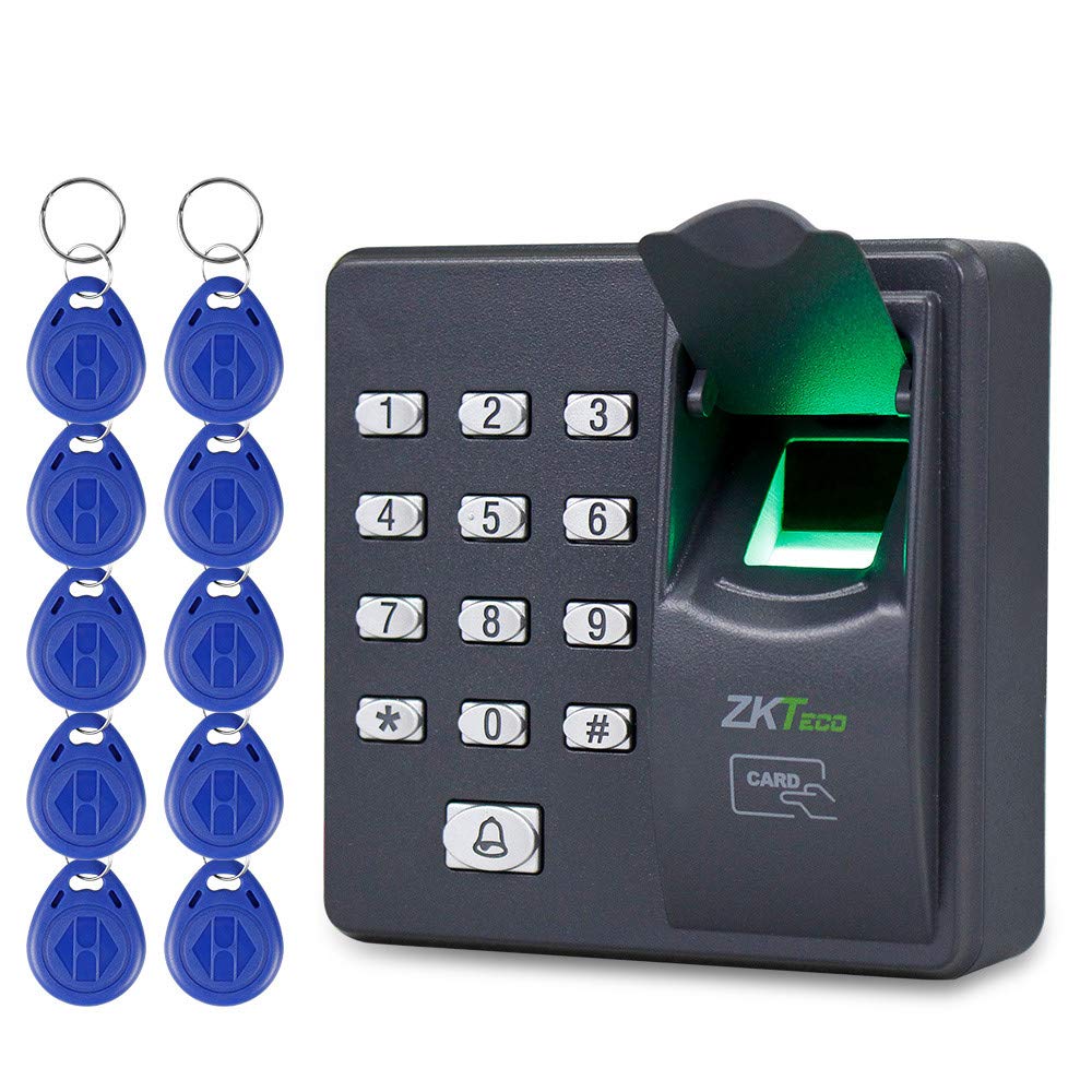 OBO HANDS Biometric Fingerprint RFID Keypad for Access Control System +10 Keycards+ RFID Crystal Tag
