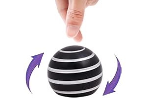 SAMILALAGO Desk-Toys for Fidget Kinetic-Cool-Gadgets: Cool-Stuff for Kid Children Teen Adult, Optical-Illusion Toy for Office School Home Women Men Christmas Stress-Relief-Gifts 180 Seconds Spinning