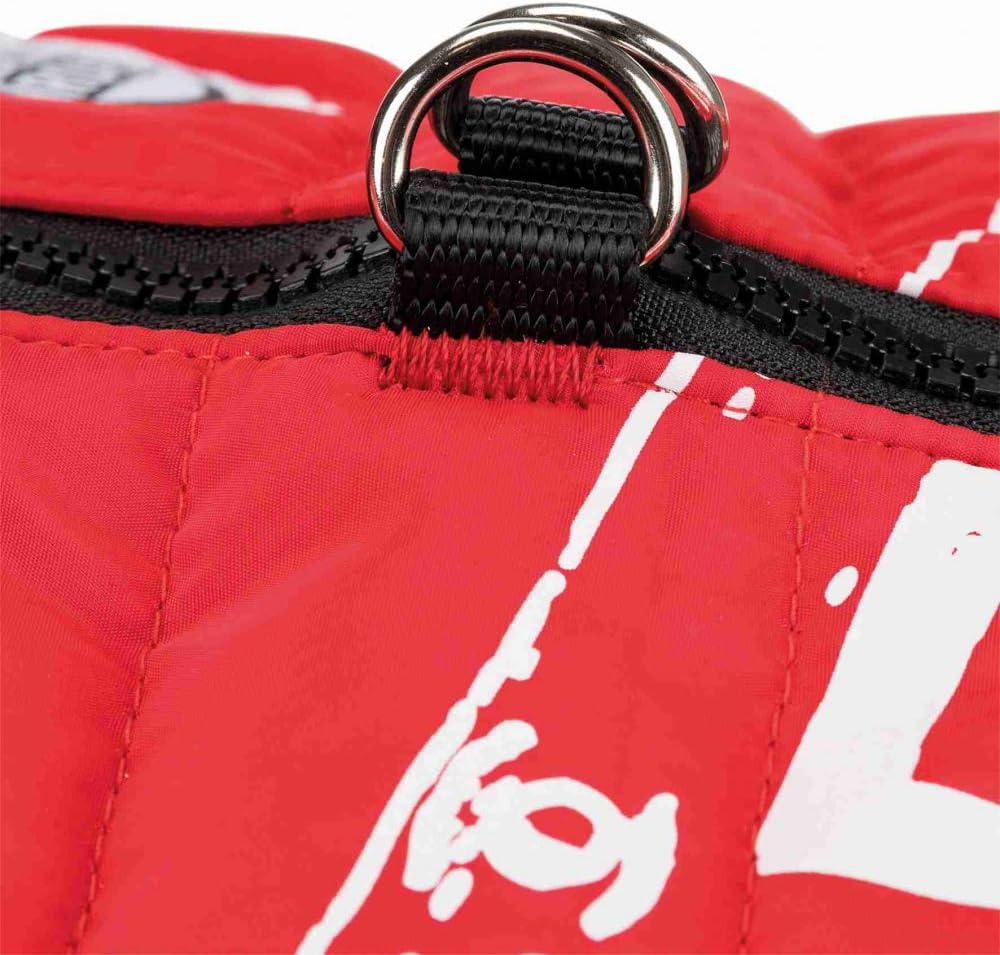 TRIXIE Coat with Harness Saint-Malo, S, 33 cm, Red, Dog, S 33 cm - Image 4