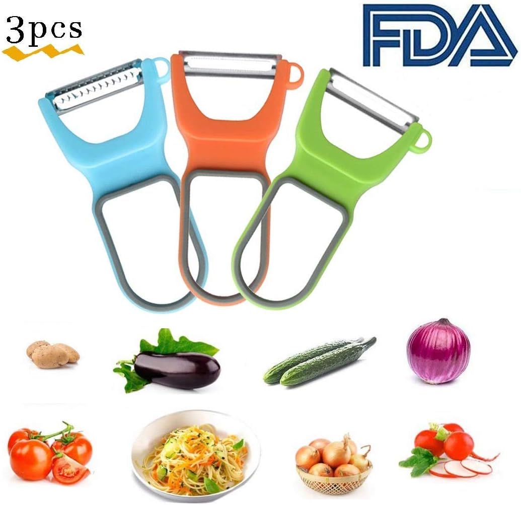 Best Stainless Steel Dual Peeler And Julienne Vegetable Kitchen Tools Gadgets Peeling