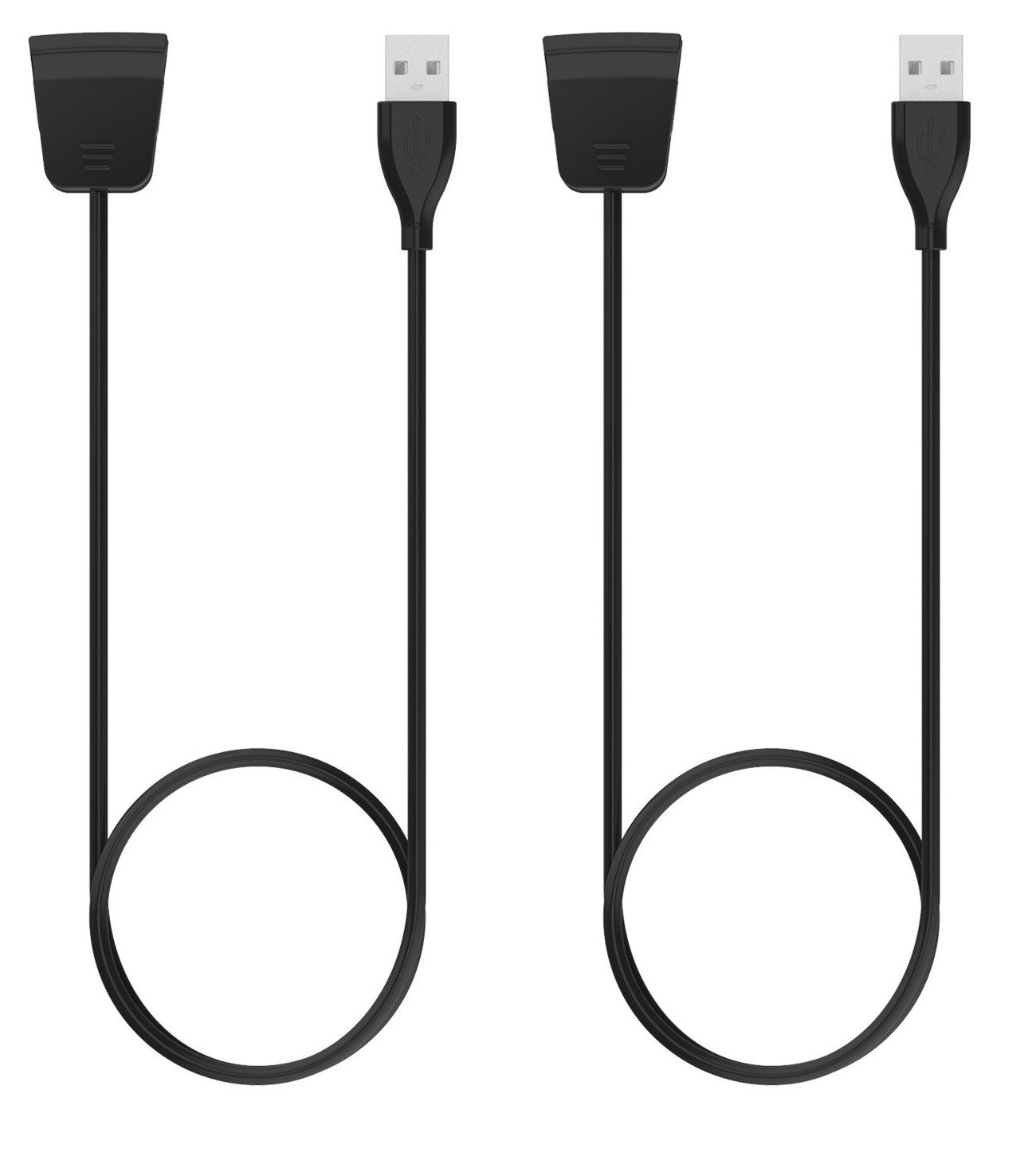 Awinner Charging Clip Compatible for Fitbit Alta HR, Replacement USB Charger Adapter Charge Cord Charging Cable for Alta HR Smart Fitness Watch-2-PACK