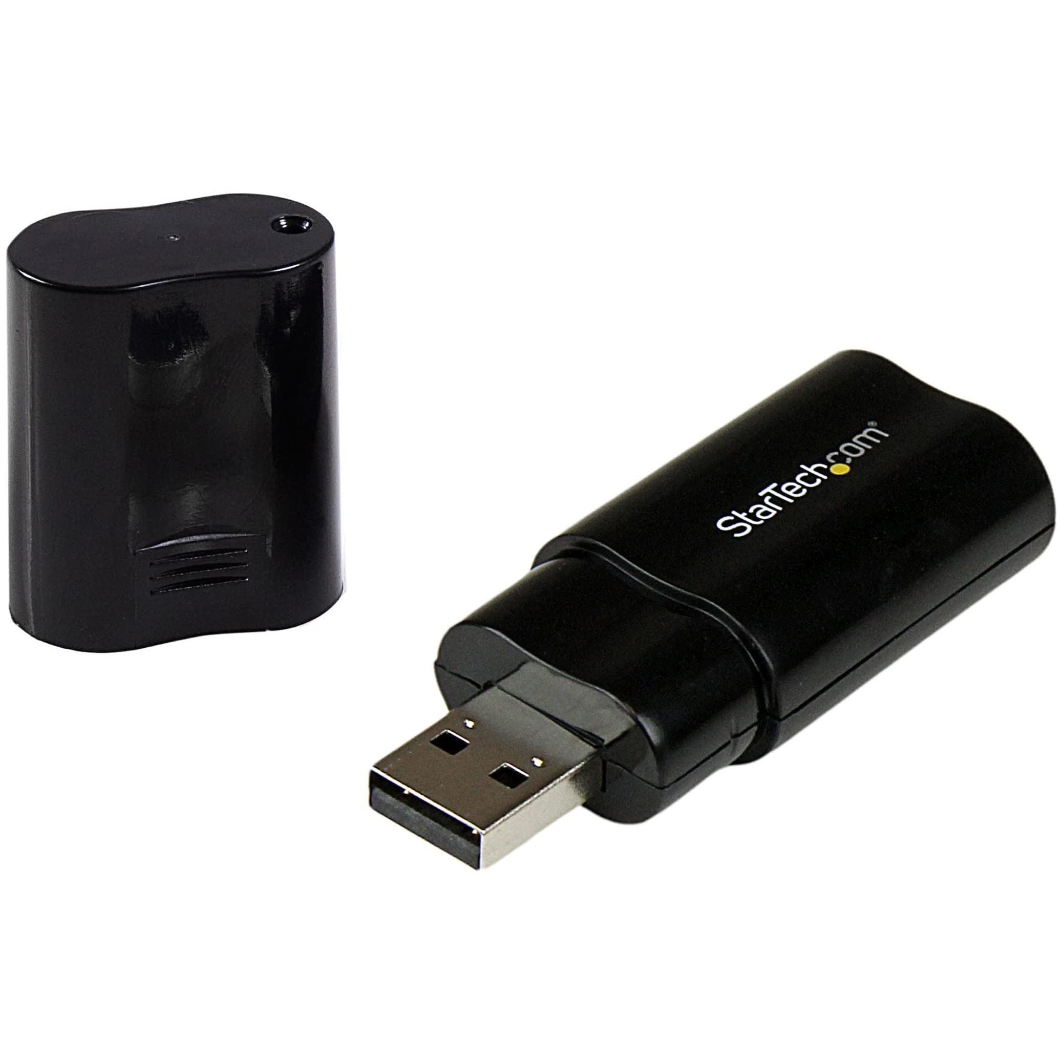 StarTech.com USB Stereo Audio Adapter External Sound Card