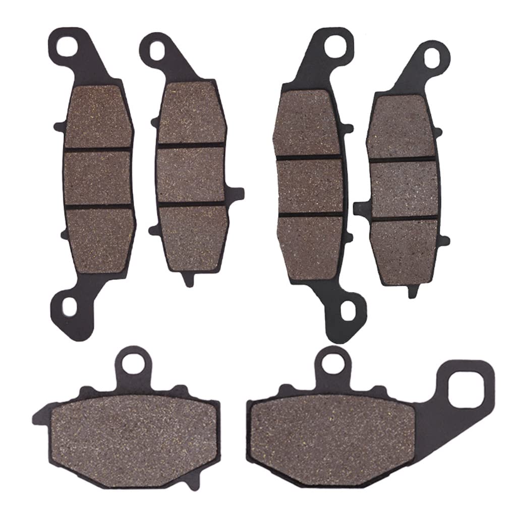 Cyleto Kevlar Carbon Brake Pads for Kawasaki ER-6f, ER-6n, Versys, ZRX 400, Z 750, GPZ 1100 - Rear