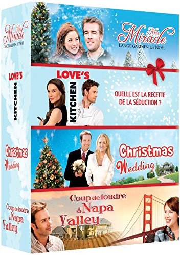 Noël n° 2 : Christmas Wedding + Mrs Miracle + Love's Kitchen + Coup de foudre à Napa Valley - Pack
