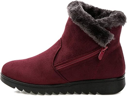 low heel winter boots